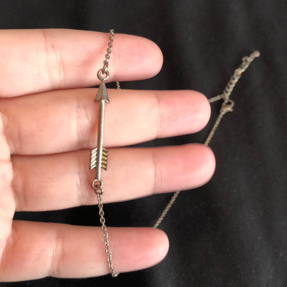 gold arrow necklace